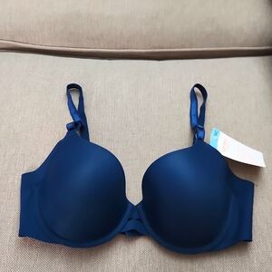 Warners 34C Lightly Lined Blue Bra